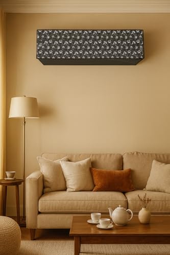 Image of Air Conditioning Dust Cover Folding Designer Ac Cover for Indoor Split Ac 1.5 ton (97 x 31 x 21 .5cm )-CC56