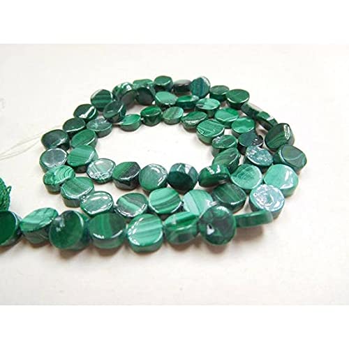 Malachite perles de gemme en pièce lisse de 5mm pour création haut de gamme