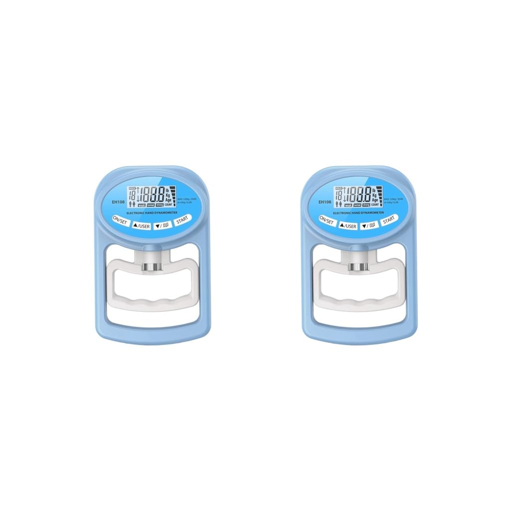 Esercitatore manuale portatile con display digitale per sport accessori per allenamento blu 19,5 x 12,5 cm