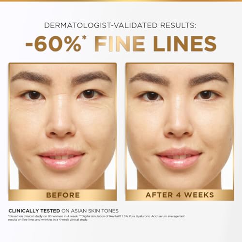 L'Oreal Paris Revitalift Serum, Hydrating and Plumping, With 1.5% Hyaluronic Acid, 15ml - Image 6