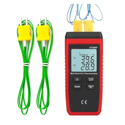 UT320A UT320D �f�W�^�����x�v�A�~�j�f���A���R���^�N�g�M�d�΃^�C�vKJ�����v�e�X�^�[ -50���`1200�� �����x(UT320D)