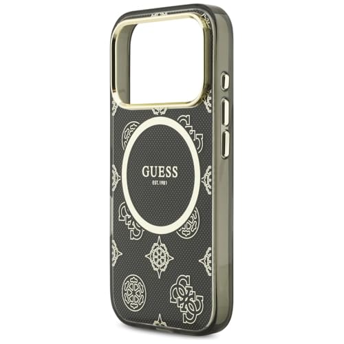 Coque MagSafe iPhone 17 Pro Guess CG MOBILE Anti-Choc Peony Noir - 6