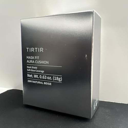 Image of TIRTIR Mask Fit Aura Cushion Foundation, Full coverage, Skin fit, Satin Glow Finish, Korean Cushion Foundation #29N NATURAL BEIGE| 18g