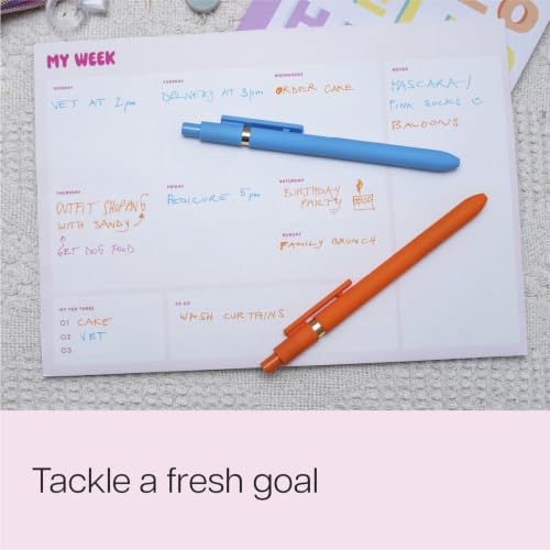 Post-it My Week, Blank Weekly Calendar, 9.9 x 6.9 in, 50 Sheets - image 3
