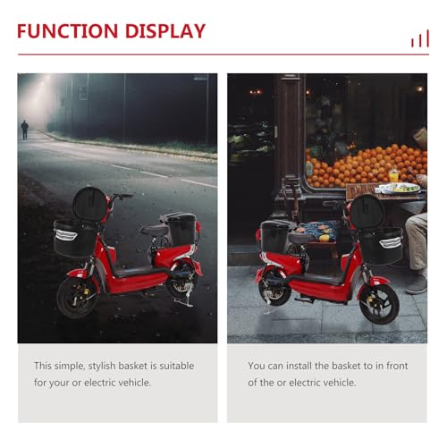 Panier de vélo électrique verrouillable étanche pour courses et ville