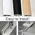6 Pcs Floor Transition Strip,T Moulding for Laminate Flooring Planks,Wood Grain Transition for Carpet,Floor,Tile (White, 29 x 1.6 inch)