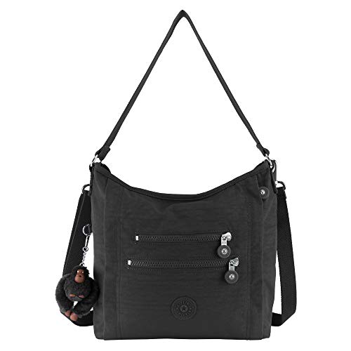 Kipling womens Bellamie Solid Handbag, Black, black, One Size by Kipling - Used condition - US$36.64