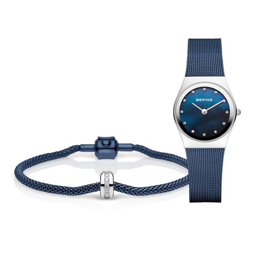 Bering Damen Uhr Quarz Movement - Classic Collection mit Edelstahl und Saphirglas 12927-307-GWP