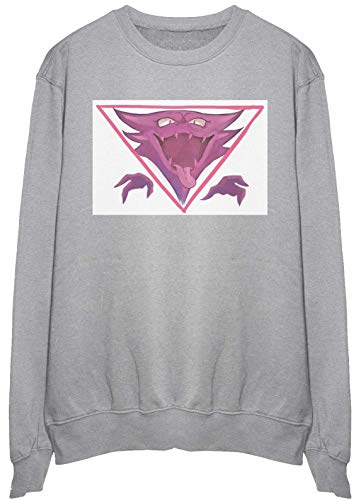 Sweatshirt dragon monster au design artistique triangulaire S