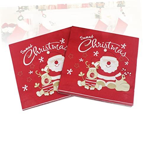 Serviettes Père Noël x120 pour ne plus manquer de déco
