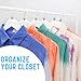 Discount Sizing- White Hanger 800 Size Clips XXS-XXXL | White Size Clips, Garment Markers for Retail Closet Organization