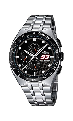 Lotus Reloj Analógico para Hombre de Cuarzo con Correa en Acero Inoxidable...