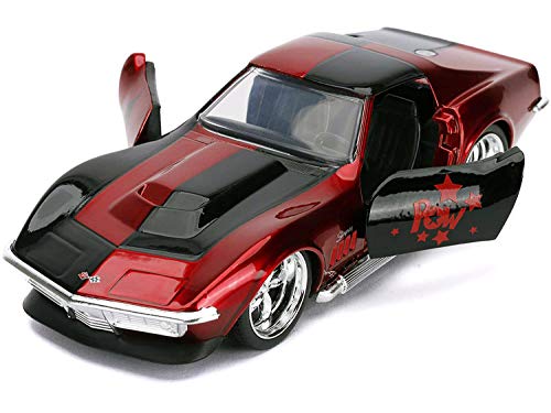 Jada Toys DC Comics 1:32 Harley Quinn 1969 Chevy Corvette Stingray