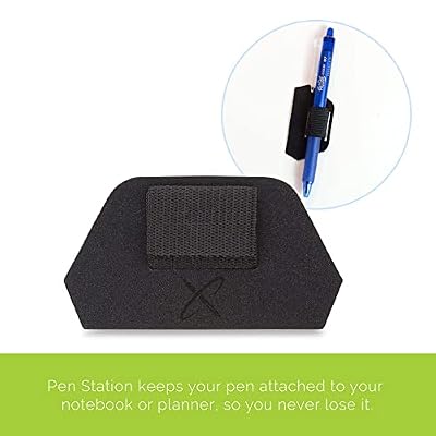 Rocketbook Planner & Notebook, Fusion : Reusable Smart Planner & Notebook & Smart Notebook Accessory Kit - 2 Black Capped FriXion Pens, 1 Spray Bottle, 1 Microfiber Cloth