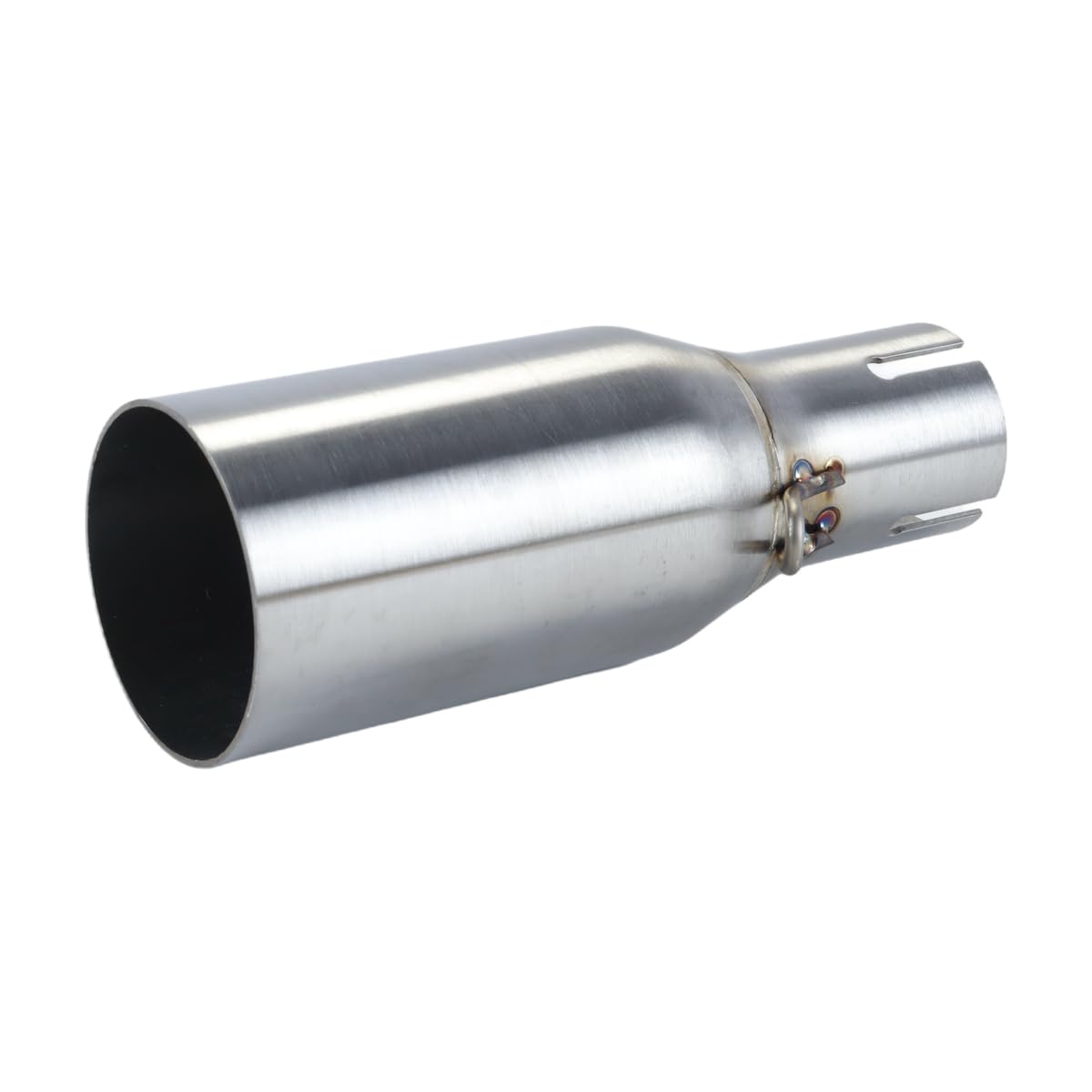 Ausi Connettore adattatore per tubo di collegamento centrale di scarico per moto 125 300 250 LT X10 da 32 mm di diametro interno a sezione di coda da 51 mm