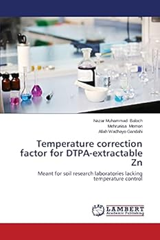 Paperback Temperature correction factor for DTPA-extractable Zn Book