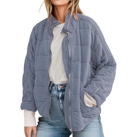 ETCYY Women's Quilted Winter Jacket Cover