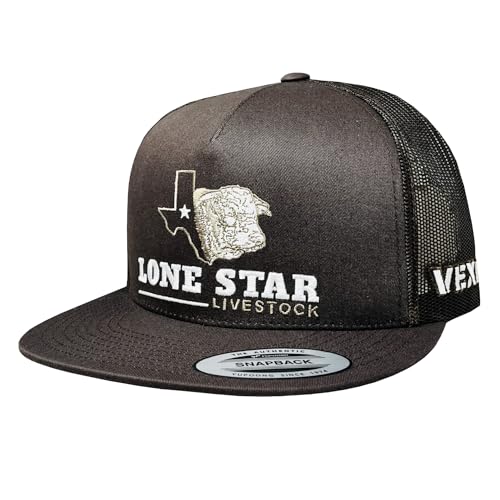 Image of Vexil American Rancher Adjustable Snapback Western Lifestyle Rodeo Southwest Inspired Meshback Hat