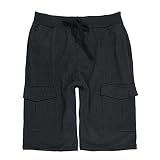 Herren Übergrößen Cargo-Short, Anthrazit, Gr. 3XL