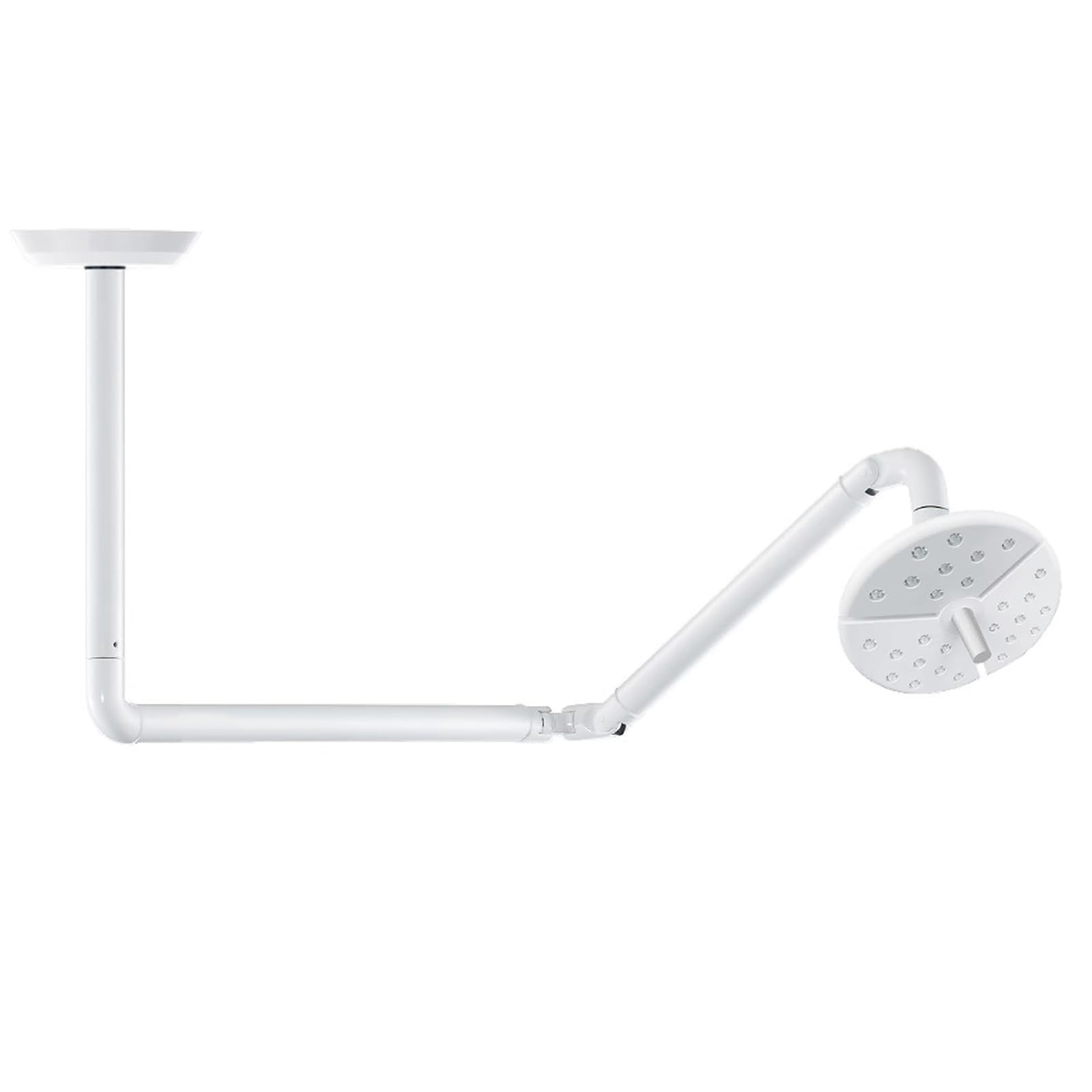 50 W 27 Otworów LED Bezcieniowa Lampa Egzaminacyjna, Sufitowa Lampa Medyczna do Badań, Światło Chirurgiczne, Regulowana Jasność, Lampa Stomatologiczna do Jamy Ustnej, Zimne Światło do Badań