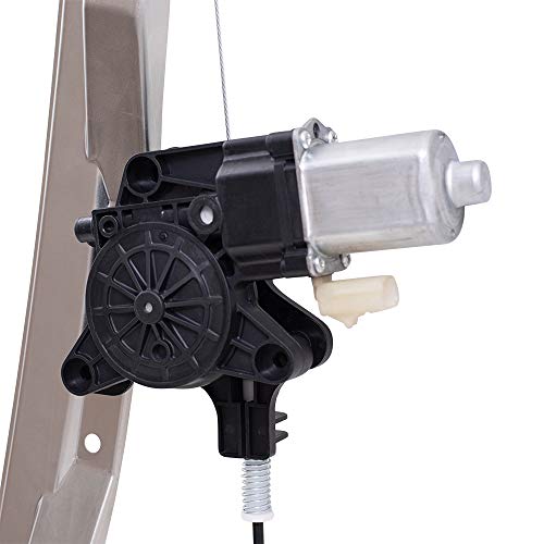 Brock Replacement Passengers Front Power Window Lift Regulator & Motor Assembly W/ 2 Pin Connector Compatible With 08-18 Grand Caravan Town & Country C/V 68030660Aa #TOP5