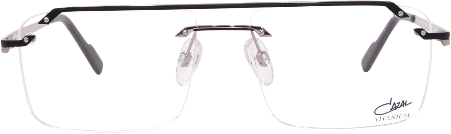 CAZAL Cazal 7100 002 Eyeglasses Men's Black/Silver Armenia Ubuy