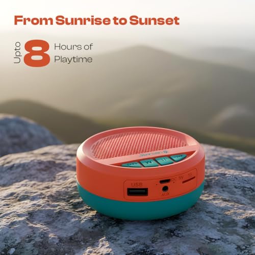Image of LAPCARE JADDE Portable Bluetooth Speaker LBS-330 | 5W Output | Up to 8H Playtime | Bluetooth 5.4 | Built-in Mic | USB, AUX & TF Card Support | Dual Drivers | Compact Wireless Speaker