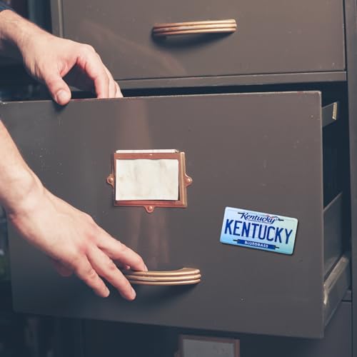 Imán de Nevera Mini Placa Kentucky 3.5 x 1.75 pulgadas miniatura 5