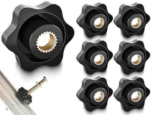 Lhbwhiz Lot De 6 écrous Hexagonaux Pour Haltères – 25 Mm – Anti-dérapants, Silencieux – PVC Résistant