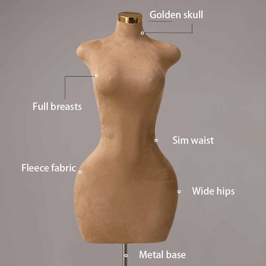 Amazon.co.jp: ふっくらとした女性のトルソーマネキンフォーム