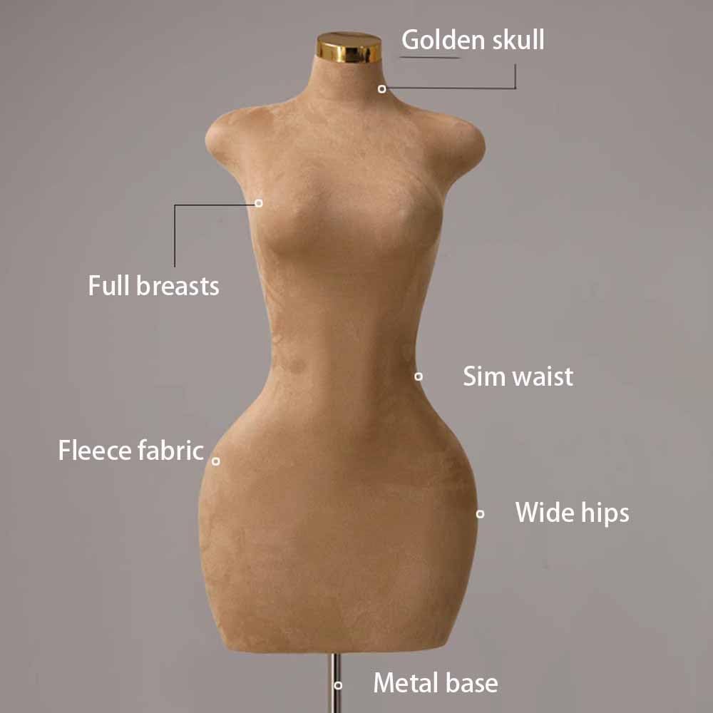 Amazon.co.jp: ふっくらとした女性のトルソーマネキンフォーム、高さ