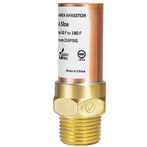 Efield Mh-130-3, 1/2-Inch Straight Mip Connection Copper Water Hammer Arrestor #TOP14