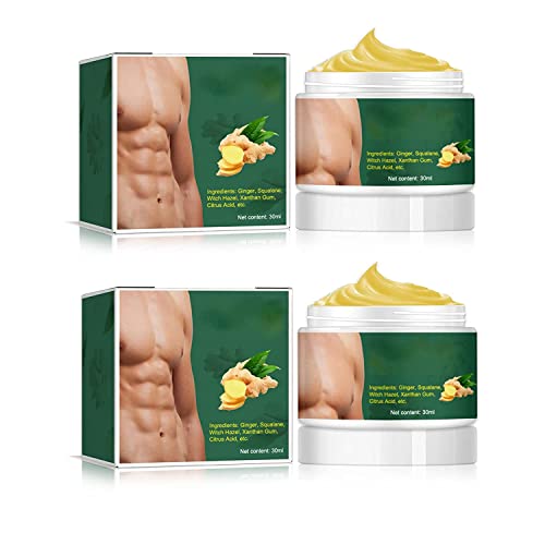 PELFYHAO 2PCS Gynecomastia Tightening Ginger Cream (2bottlex30ml)