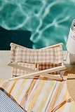 Shore Shoppe Beach Headrest, Aesthetic Beach Pillow, Head Hammock, Summer, Outside, Beach, Sand, Rest and Relax Your Neck - Suntanned Gingham, Small