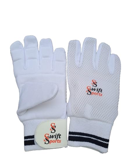 Swift Sports Cricket Wicket Keeping Inner Gloves, White, Adult Size (B0DBDSCBY5) Amazon Price History, Amazon Price Tracker
