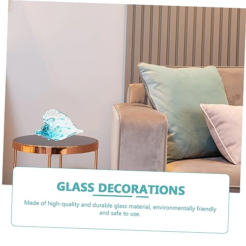 Décoration de conque en verre UKCOCO idée cadeau ornement de table - 4