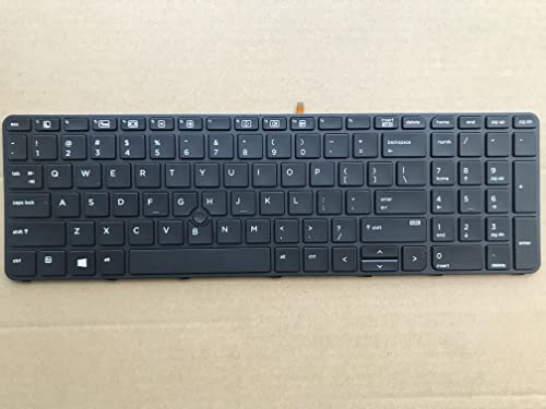 Original New for HP Probook 650 G2 650 G2 655 G2 655 G3 841145-001 831023-001 Keyboard with Mouse Point