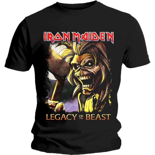 T-Shirt Iron Maiden en Coton Noir Imprimé Legacy Killers Rock Off