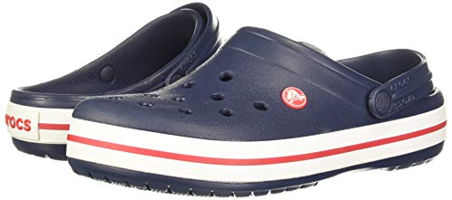 Image of Crocs Unisex-Adult Crocband Clog-M7W9 (11016-462) Navy /White