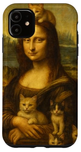 Mona Lisa Kittens NVbNyCeBO lRA[g X}zP[X iPhone 11 p