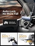 AINOPE Phone Holder for Car Vent【2026 Auto Lock】 Car Phone Holder Mount for Car Accesorries for Women Men Mom, Cell Phone Holder Car Vent Clip Hand Free for All 4-7 Inch iPhone 17 16 Pro Samsung S25