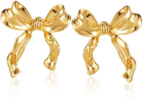 YR.Lover 18K oorbellen, goud, dikke oorbellen voor dames, dikke
