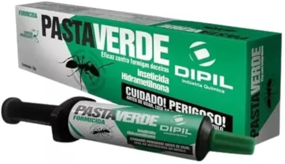 Isca Formiga Pasta Verde 10g Elimina Formiga Doceira