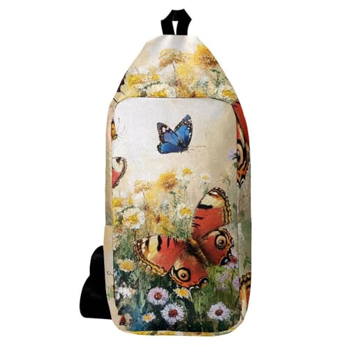 Sac à dos vintage marguerite idéal pour vos randonnées et sorties citadines