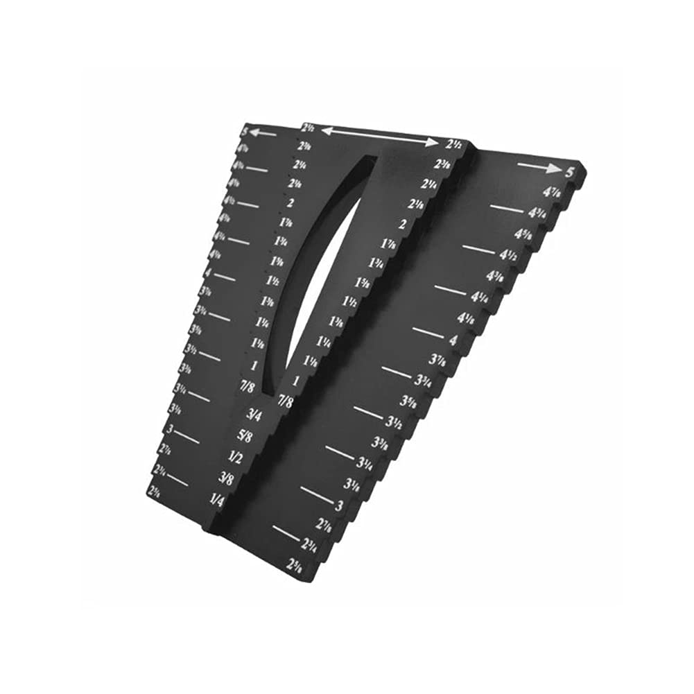 2 in 1 Woodworking Caliper Gauge Center Finder Measure Scribe Drill Locator Tools