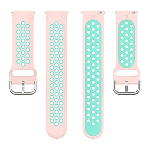Image of ACM Watch Strap 22mm compatible with Boat Flash Edition Smartwatch | Silicone Belt Breatheable Dual Color Dot Band