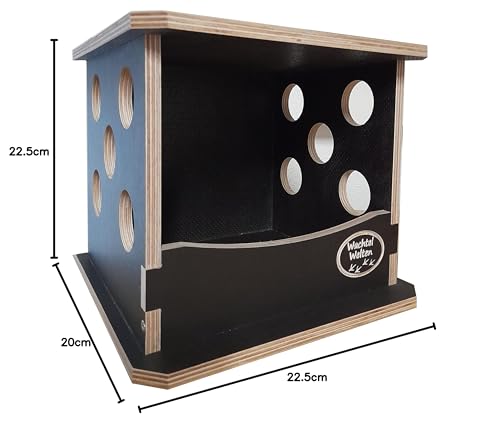 Wachtelwelten Wachtel Legenest Harmonie3000ww - das Wachtelnest aus Holz