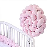 Trenzado Cuna Bebe Parachoques 2m Protector Cama Bebé Cojí