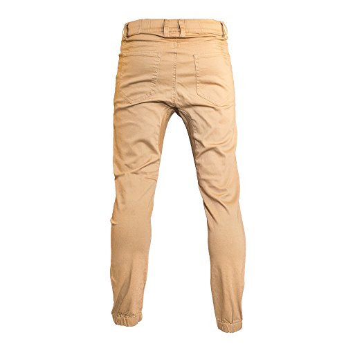 Minimal Clothing Men's Trendy Harem Twill Slim Fit Jogger Pants, Dc-wheat, Large3