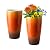 Lucieblessdesign 21 inch Tall Planter, Indoor Outdoor Planter Set of 2 Tall Outdoor Planters for Porch Large Planter Pot with Drainage Hole for Home Garden Front Door